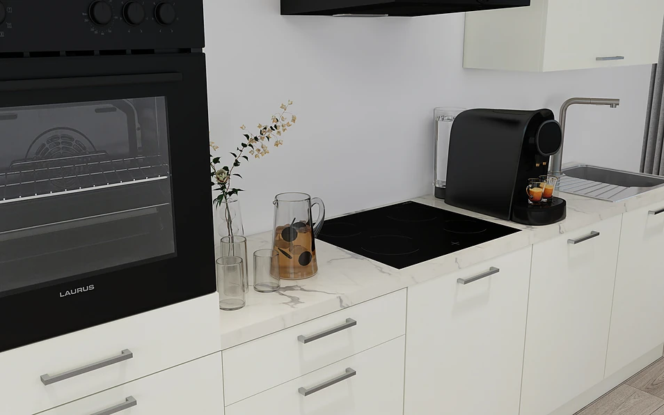 Nobilia SPA Küchenzeile 368 cm nobi smart Basis Coohom 2