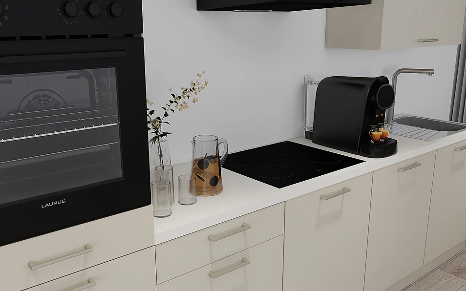 Nobilia SPA Küchenzeile 368 cm nobi smart Basis Coohom 2