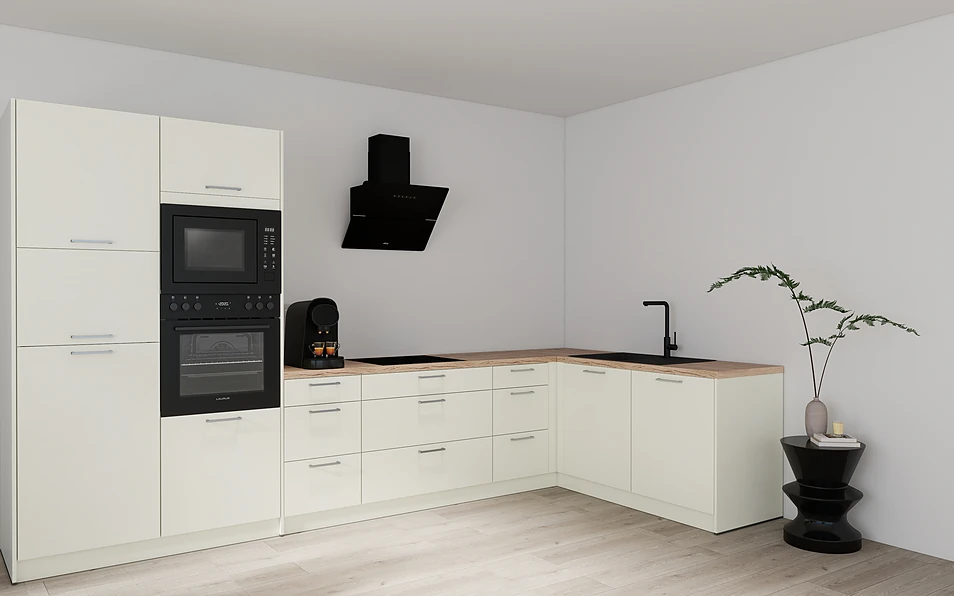 Nobilia SPA Eckküche 369 cm x 187 cm nobi smart Komfort Coohom 1