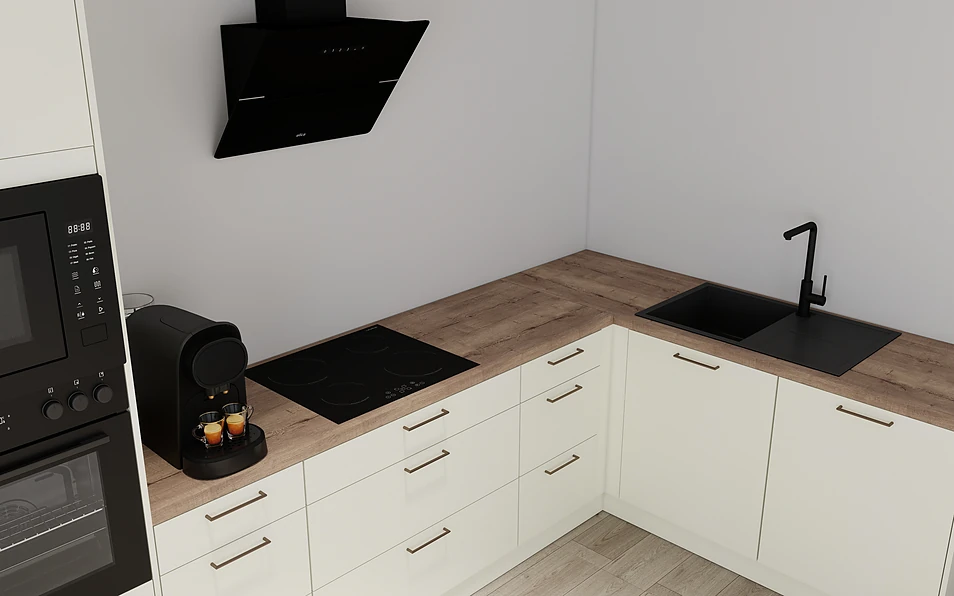 Nobilia SPA Eckküche 369 cm x 187 cm nobi smart Komfort Coohom 2