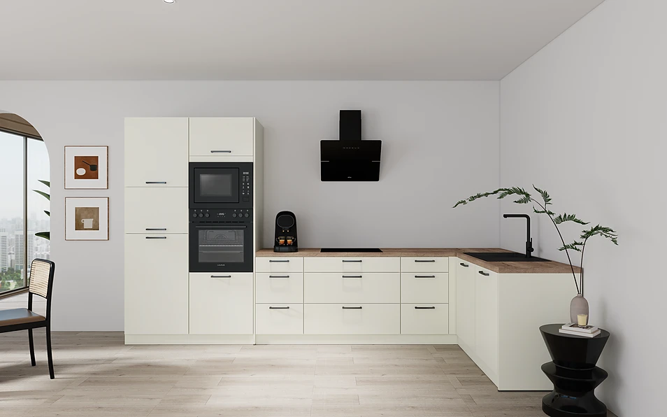 Nobilia SPA Eckküche 369 cm x 187 cm nobi smart Komfort Coohom 0