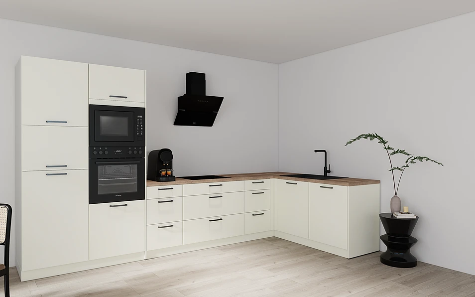 Nobilia SPA Eckküche 369 cm x 187 cm nobi smart Komfort Coohom 1