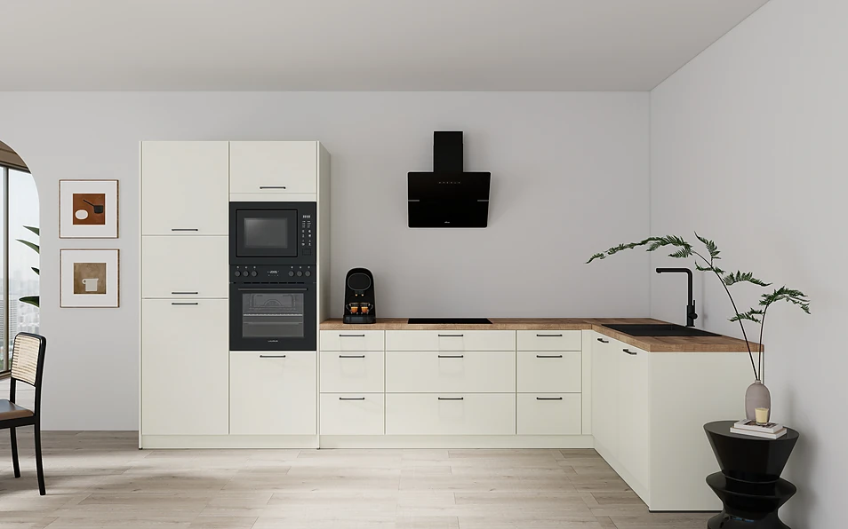 Nobilia SPA Eckküche 369 cm x 187 cm nobi smart Komfort Coohom 0