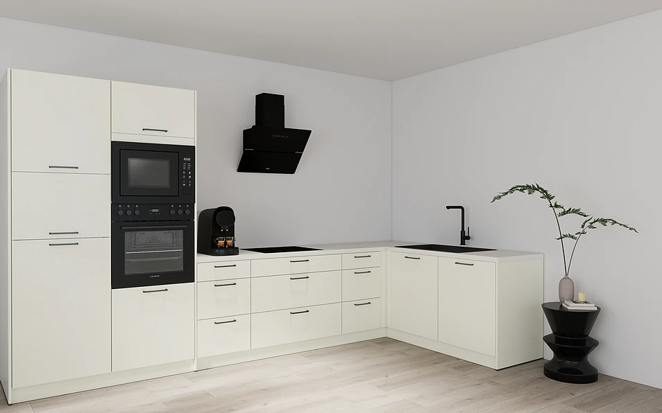 Nobilia SPA Eckküche 369 cm x 187 cm nobi smart Komfort Coohom 1