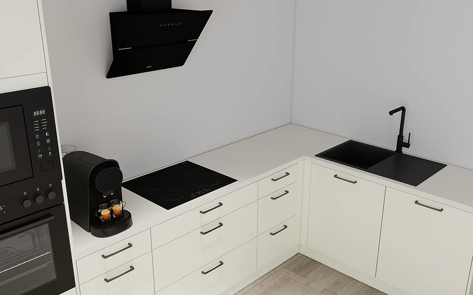 Nobilia SPA Eckküche 369 cm x 187 cm nobi smart Komfort Coohom 2