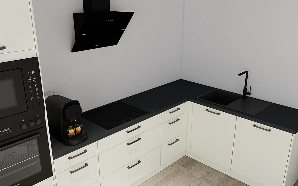 Nobilia SPA Eckküche 369 cm x 187 cm nobi smart Komfort Coohom 2