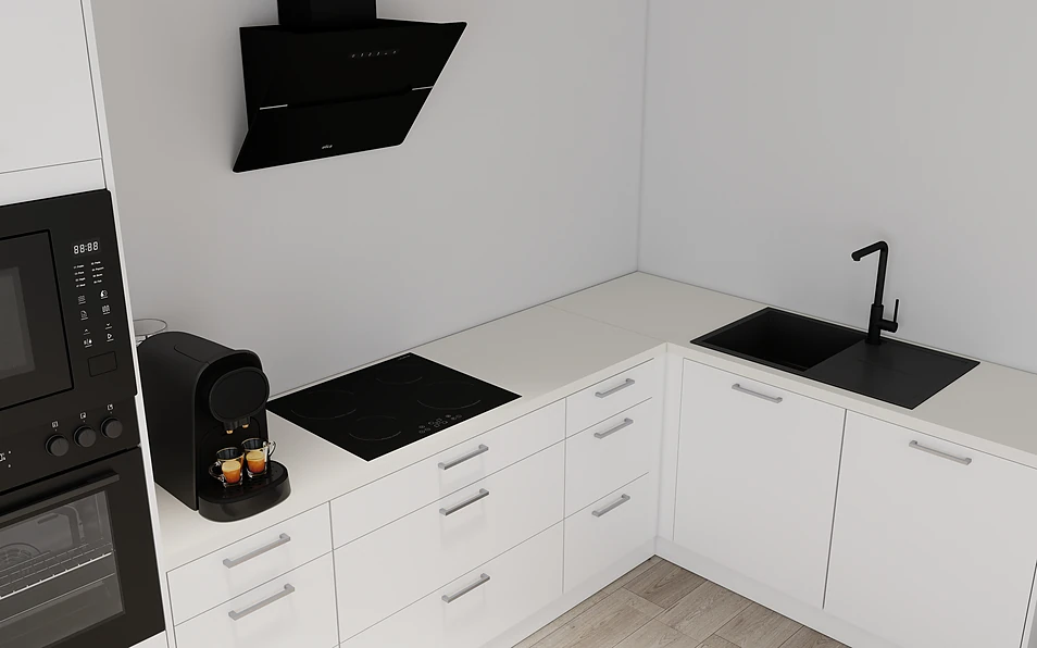 Nobilia SPA Eckküche 369 cm x 187 cm nobi smart Komfort Coohom 2