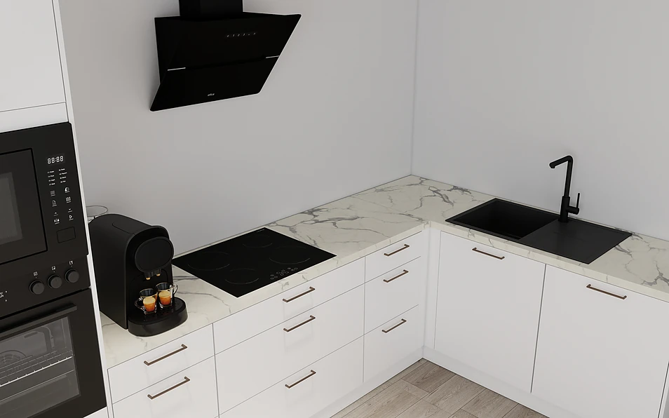 Nobilia SPA Eckküche 369 cm x 187 cm nobi smart Komfort Coohom 2