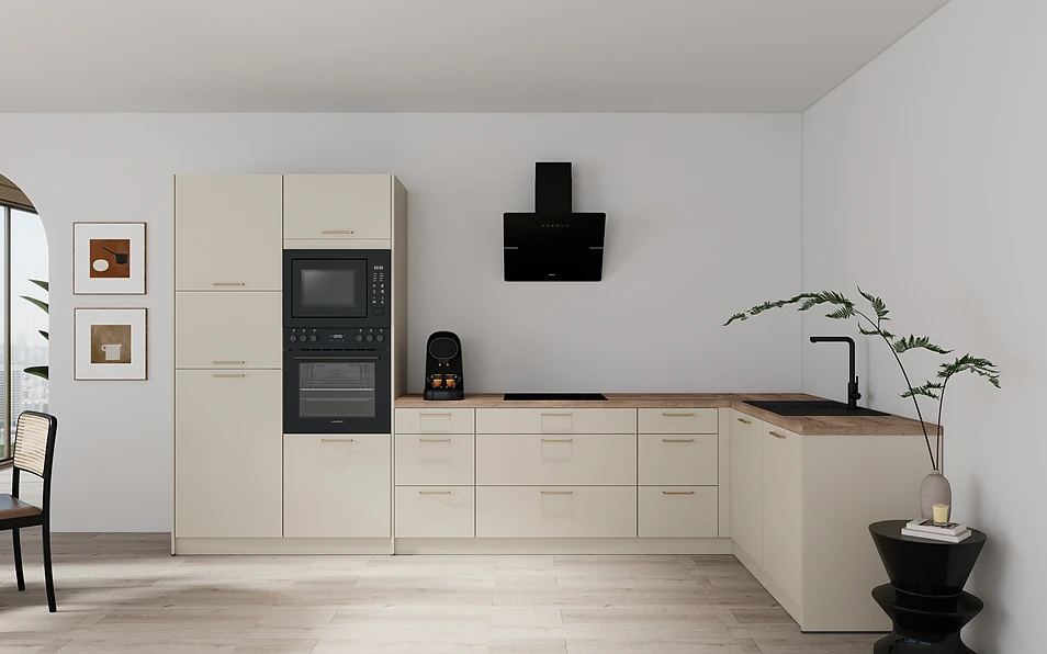 Nobilia SPA Eckküche 369 cm x 187 cm nobi smart Komfort Coohom 0
