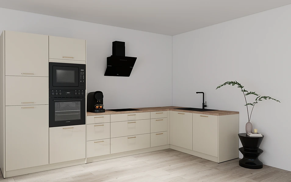 Nobilia SPA Eckküche 369 cm x 187 cm nobi smart Komfort Coohom 1