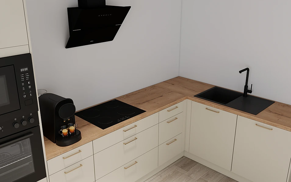 Nobilia SPA Cuisine d'angle 369 cm x 187 cm nobi smart Confort Coohom 2