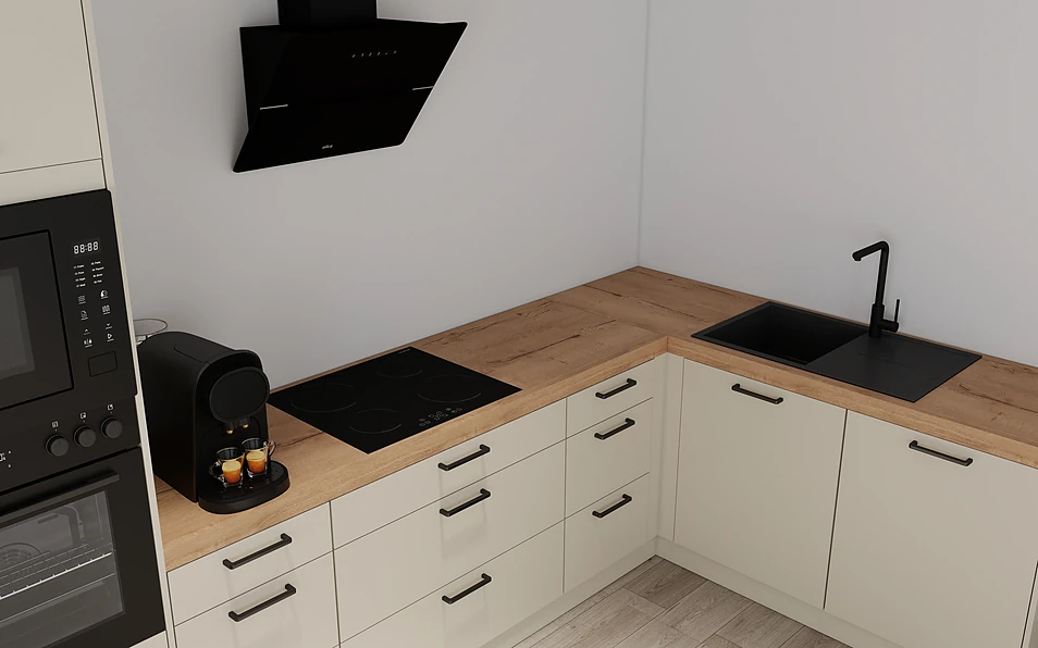 Nobilia SPA Hoekkeuken 369 cm x 187 cm nobi smart Comfort Coohom 2