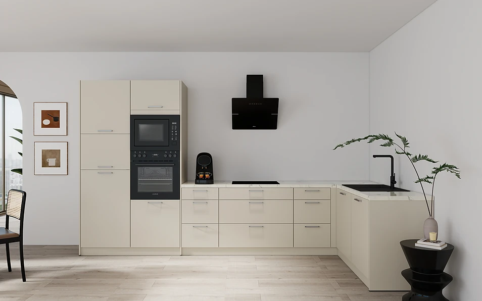 Nobilia SPA Eckküche 369 cm x 187 cm nobi smart Komfort Coohom 0