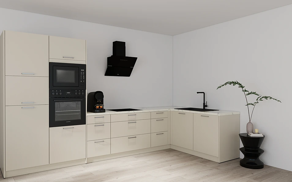 Nobilia SPA Eckküche 369 cm x 187 cm nobi smart Komfort Coohom 1