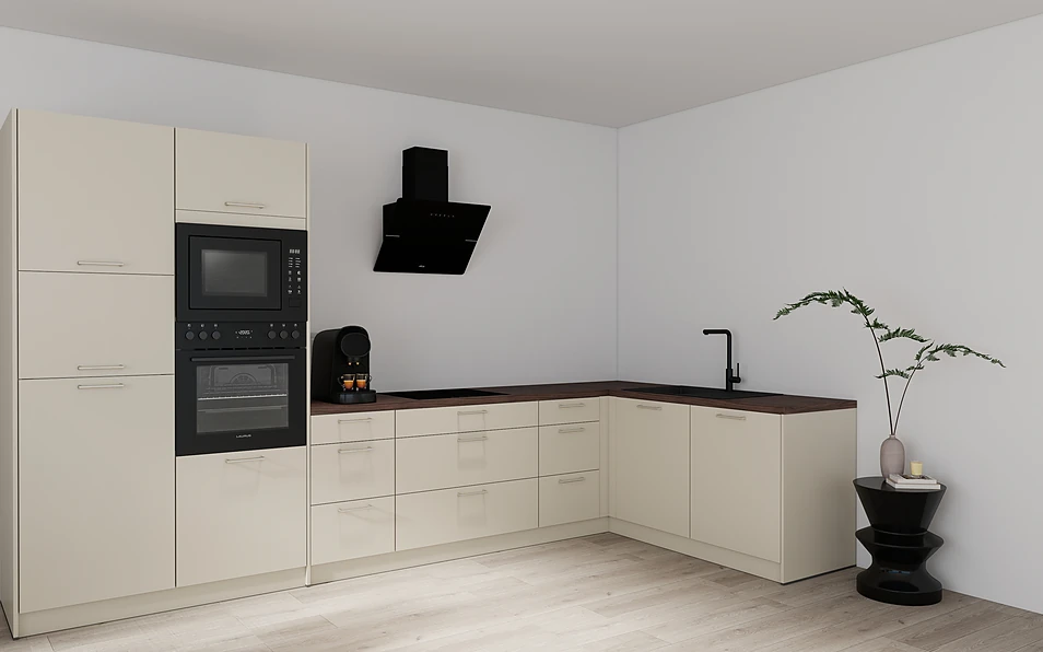 Nobilia SPA Eckküche 369 cm x 187 cm nobi smart Komfort Coohom 1
