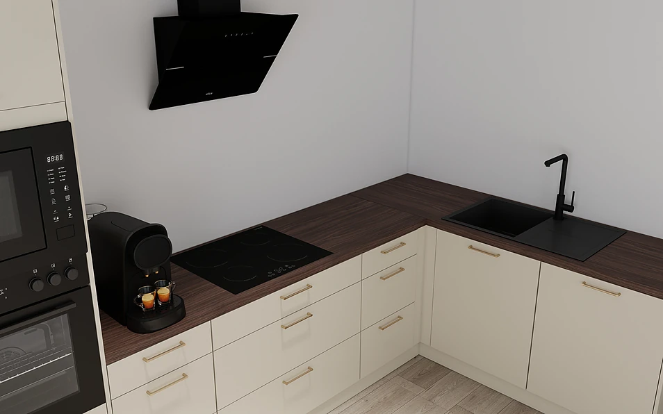 Nobilia SPA Eckküche 369 cm x 187 cm nobi smart Komfort Coohom 2