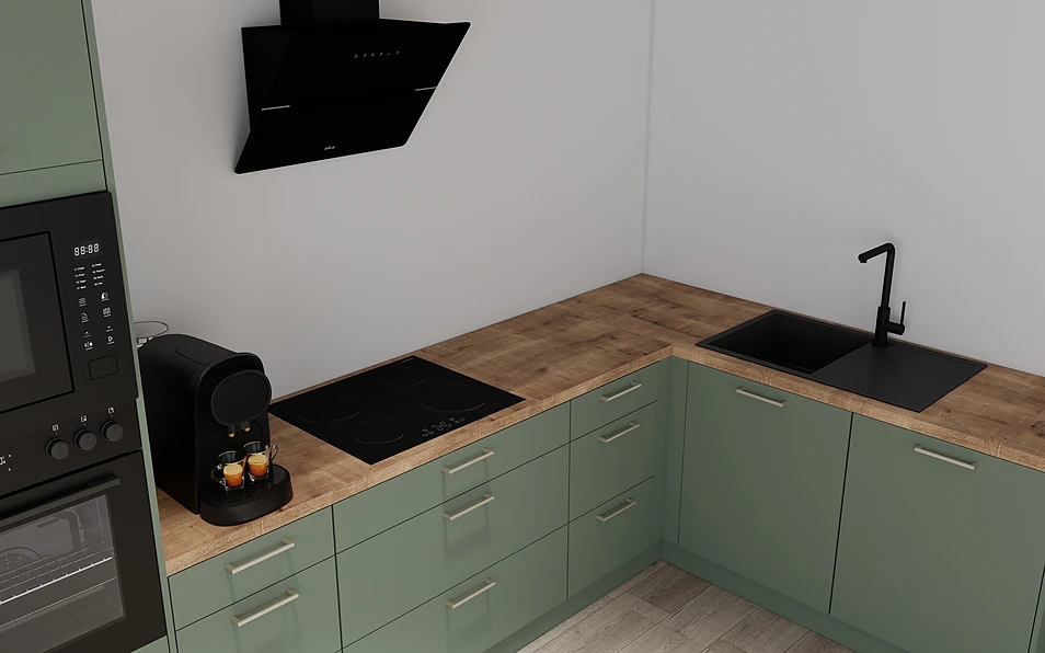 Nobilia SPA Cuisine d'angle 369 cm x 187 cm nobi smart Confort Coohom 2