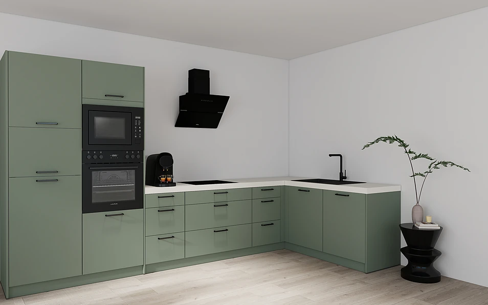 Nobilia SPA Eckküche 369 cm x 187 cm nobi smart Komfort Coohom 1