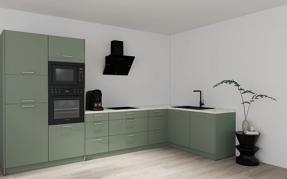 Nobilia SPA Eckküche 369 cm x 187 cm nobi smart Komfort Coohom 1