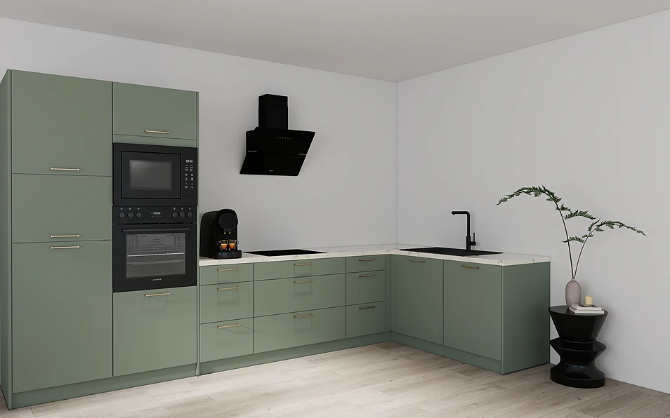Nobilia SPA Eckküche 369 cm x 187 cm nobi smart Komfort Coohom 1