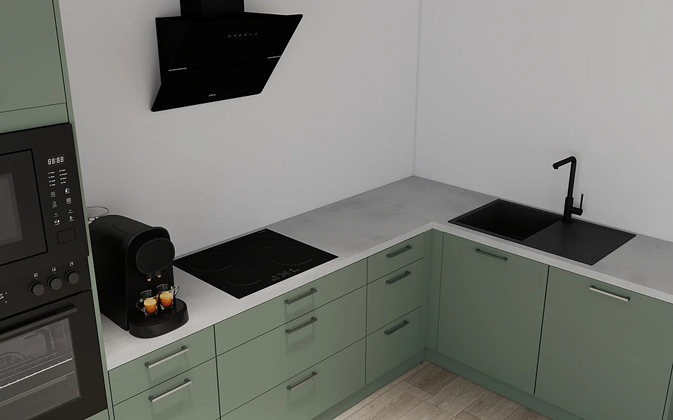 Nobilia SPA Eckküche 369 cm x 187 cm nobi smart Komfort Coohom 2