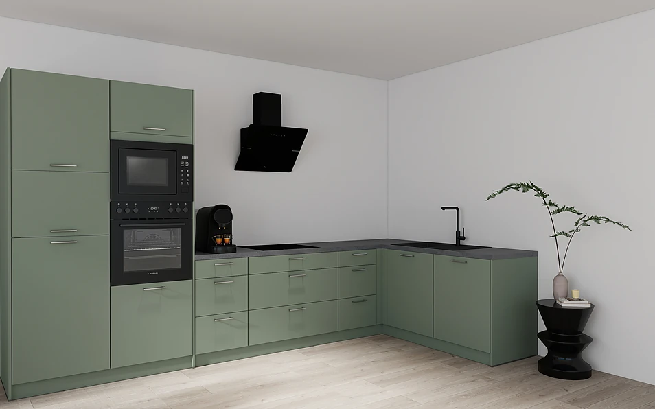 Nobilia SPA Eckküche 369 cm x 187 cm nobi smart Komfort Coohom 1