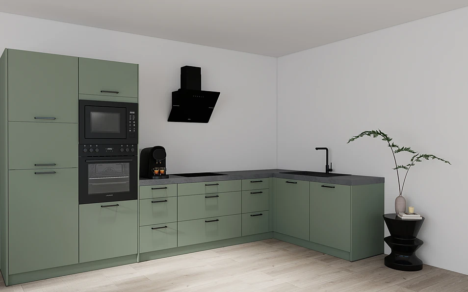Nobilia SPA Eckküche 369 cm x 187 cm nobi smart Komfort Coohom 1