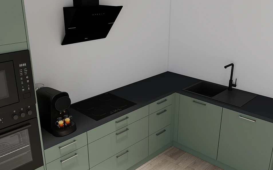Nobilia SPA Eckküche 369 cm x 187 cm nobi smart Komfort Coohom 2