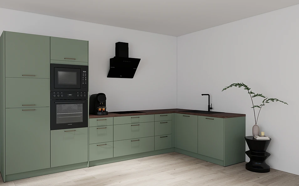 Nobilia SPA Eckküche 369 cm x 187 cm nobi smart Komfort Coohom 1