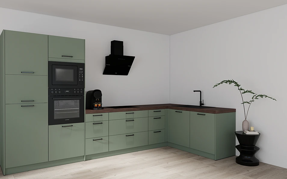 Nobilia SPA Eckküche 369 cm x 187 cm nobi smart Komfort Coohom 1