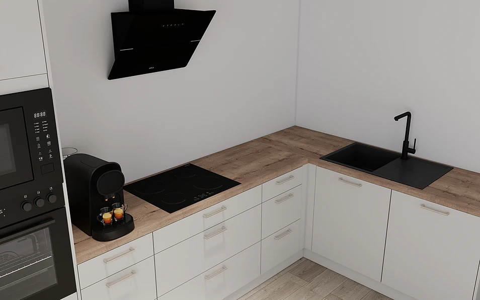 Nobilia SPA Eckküche 369 cm x 187 cm nobi smart Komfort Coohom 2