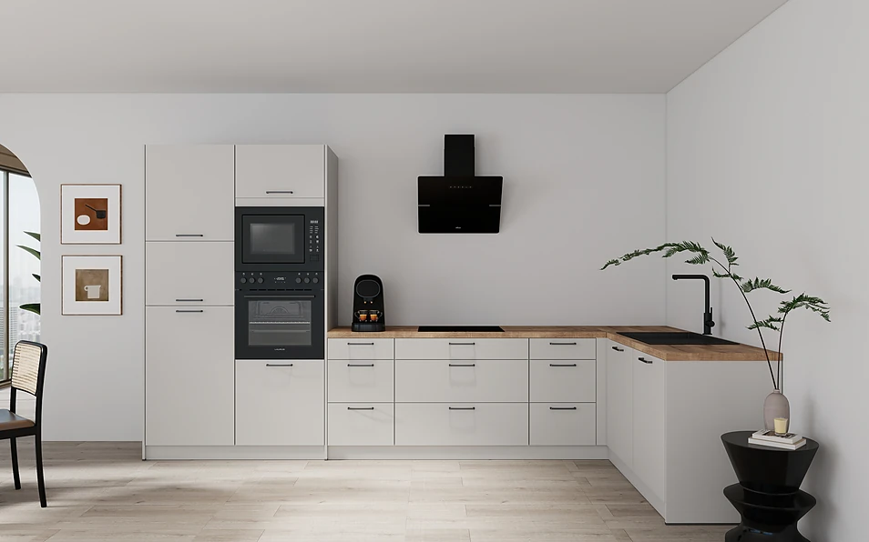 Nobilia SPA Eckküche 369 cm x 187 cm nobi smart Komfort Coohom 0