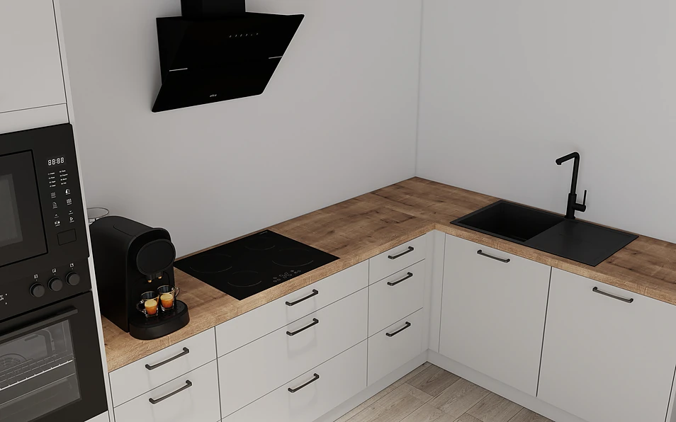 Nobilia SPA Eckküche 369 cm x 187 cm nobi smart Komfort Coohom 2