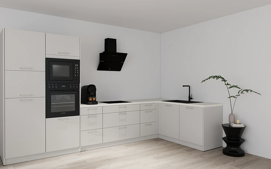 Nobilia SPA Eckküche 369 cm x 187 cm nobi smart Komfort Coohom 1