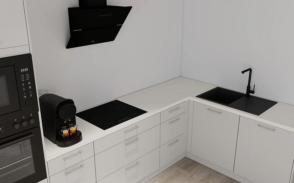 Nobilia SPA Eckküche 369 cm x 187 cm nobi smart Komfort Coohom 2