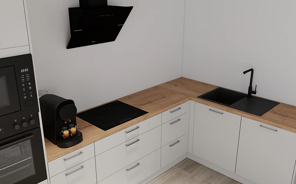 Nobilia SPA Eckküche 369 cm x 187 cm nobi smart Komfort Coohom 2