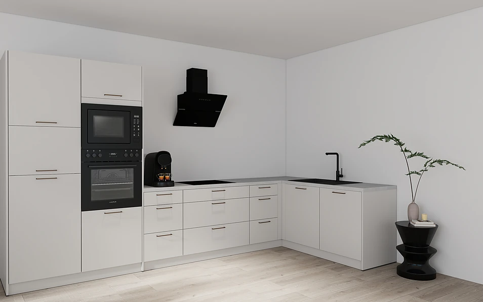 Nobilia SPA Eckküche 369 cm x 187 cm nobi smart Komfort Coohom 1