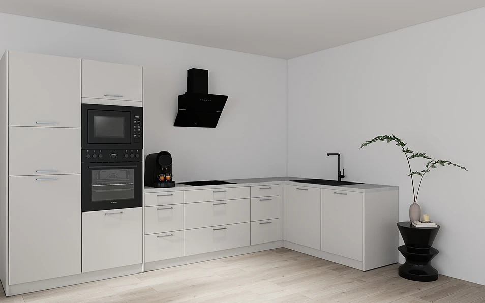 Nobilia SPA Eckküche 369 cm x 187 cm nobi smart Komfort Coohom 1