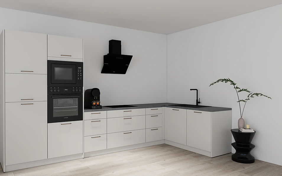 Nobilia SPA Eckküche 369 cm x 187 cm nobi smart Komfort Coohom 1