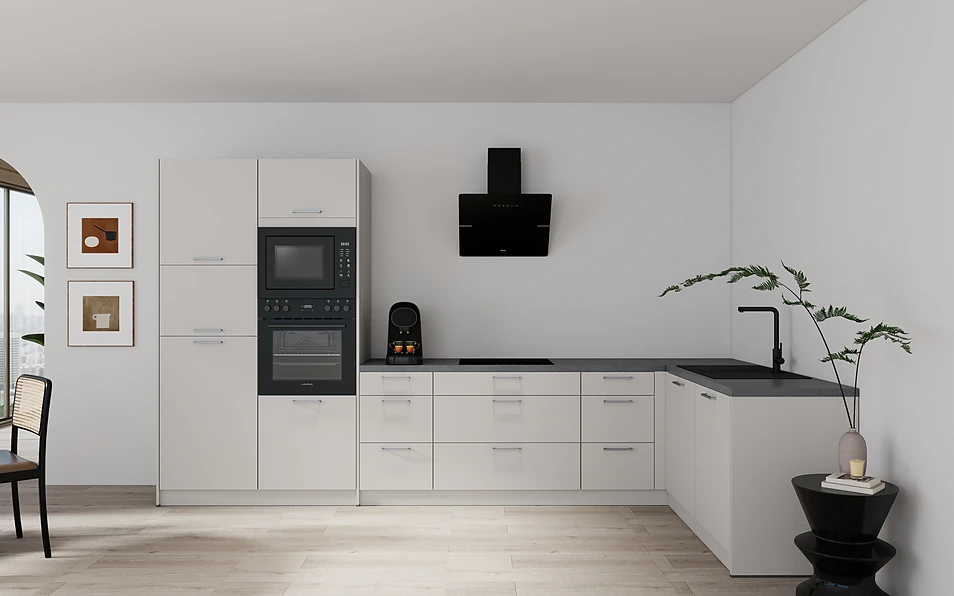Nobilia SPA Eckküche 369 cm x 187 cm nobi smart Komfort Coohom 0