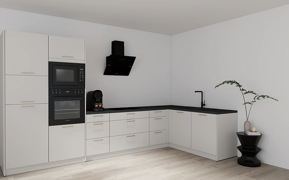 Nobilia SPA Eckküche 369 cm x 187 cm nobi smart Komfort Coohom 1