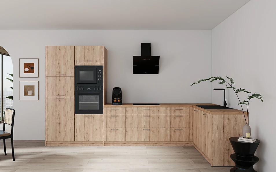 Nobilia SPA Eckküche 369 cm x 187 cm nobi smart Komfort Coohom 0