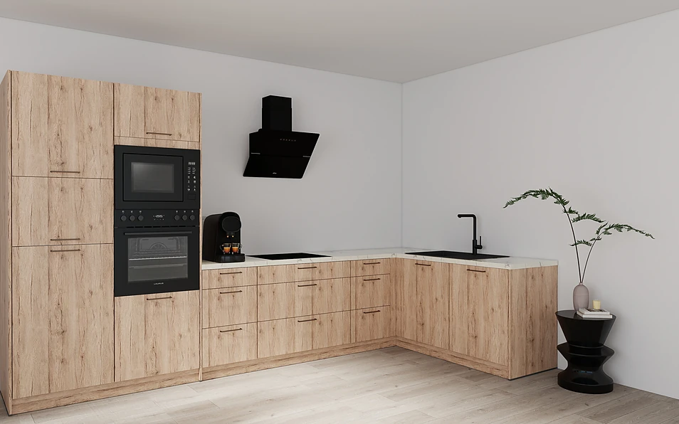 Nobilia SPA Eckküche 369 cm x 187 cm nobi smart Komfort Coohom 1