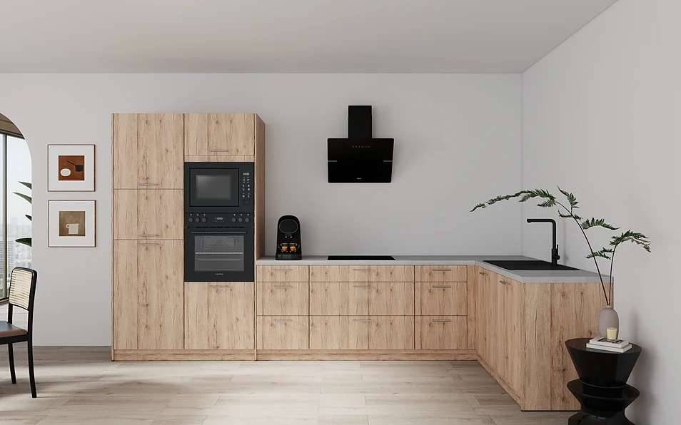 Nobilia SPA Eckküche 369 cm x 187 cm nobi smart Komfort Coohom 0