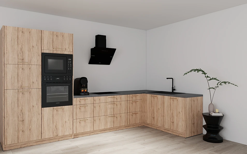 Nobilia SPA Eckküche 369 cm x 187 cm nobi smart Komfort Coohom 1