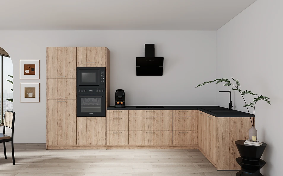 Nobilia SPA Eckküche 369 cm x 187 cm nobi smart Komfort Coohom 0
