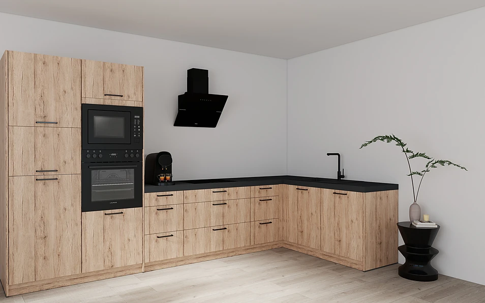 Nobilia SPA Eckküche 369 cm x 187 cm nobi smart Komfort Coohom 1