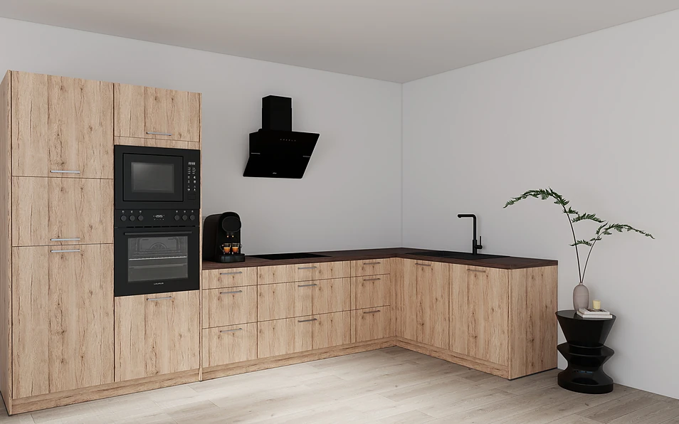 Nobilia SPA Eckküche 369 cm x 187 cm nobi smart Komfort Coohom 1