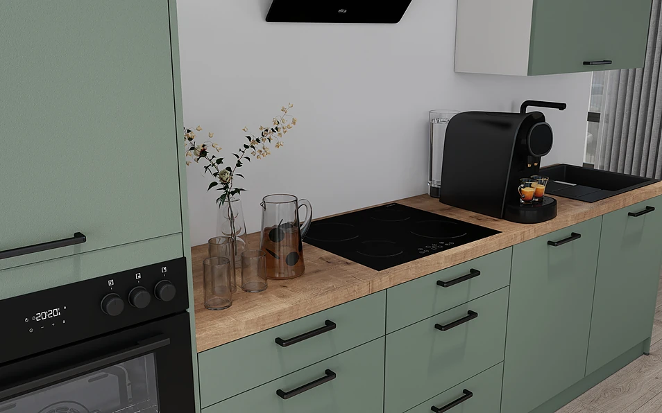 Nobilia SPA Küchenzeile 372 cm nobi smart Komfort KPS.MAX web 2
