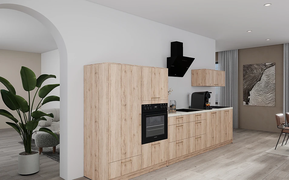 Nobilia SPA Cuisine linéaire 372 cm nobi smart Confort KPS.MAX web 1
